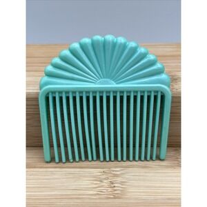 Vintage 1985 Tomy Princess Sweet Seas Mermaid Comb Aqua